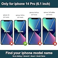 Vista 2 de Folosu Funda compatible con iPhone 14 Pro con soporte para tarjetas, rotación de 360°, soporte de anillo de dedo con función atril, bloqueo RFID