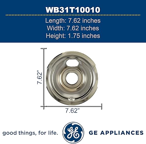 Miniatura 3 de Ge Neral Electric WB31T10010 - Cuenco para quemador (6 pulgadas)