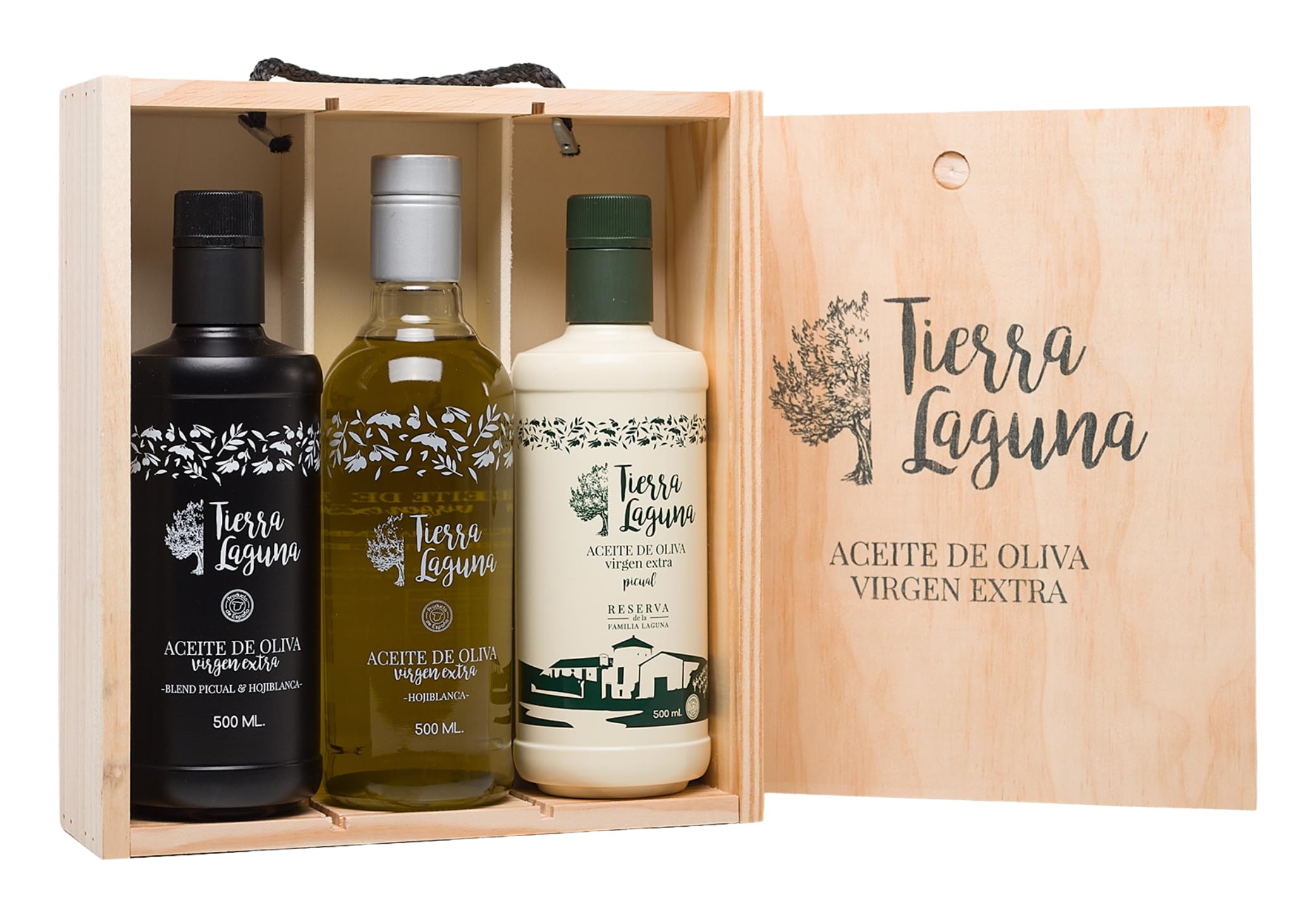 Estuche Selección Tierra Laguna - Reserva/Blend/Al-Andalus 500 ml. - Caja 3 ud.