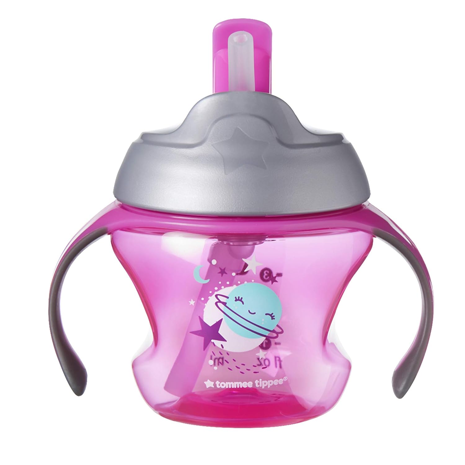 Tommee Tippee First Straw Transition Cup, 6+ months – 1pk (Colors & Designs Vary)