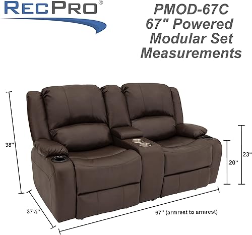 Miniatura 177 de RecPro Charles - Sofá reclinable doble de pared de 58 pulgadas, para autocaravana, con tela mejorada (color plomizo)