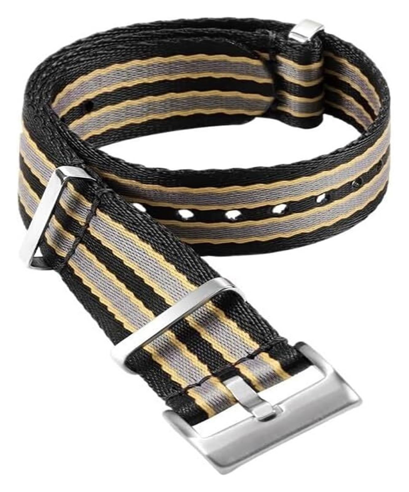 Remplacement du bracelet de la montre intelligente Bracelet de montre en Nylon de 20mm, Bracelet de montre de Sport universel, Bracelet de montre de remplacement