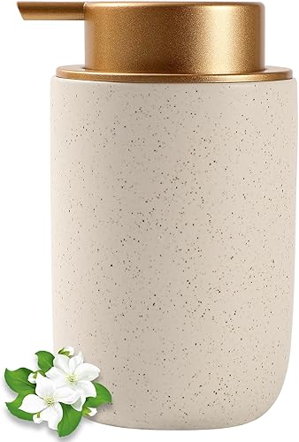 Dispensador de jabón de manos para baño, botellas de cerámica con bomba de líquido, dispensador de platos recargable para cocina, granja,