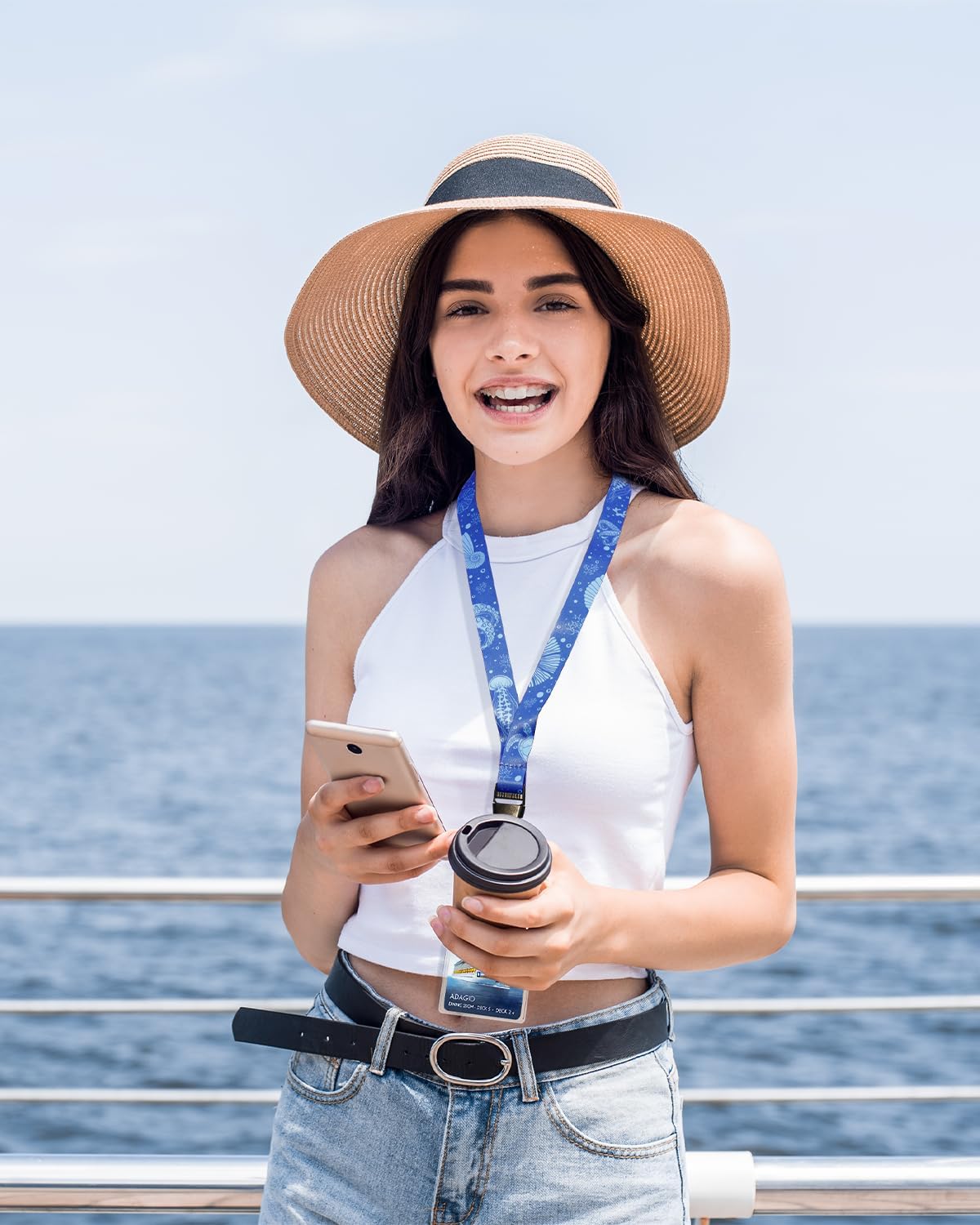 5 Pack Cruise Lanyard for Ship Cards, Cruise Ship Lanyards with Waterproof ID Badge Holders for All Cruise, Cruise Ship Essentials for Royal Caribbean, Carnival, NCL Cruise 2026 (Light Blue) - Image 7