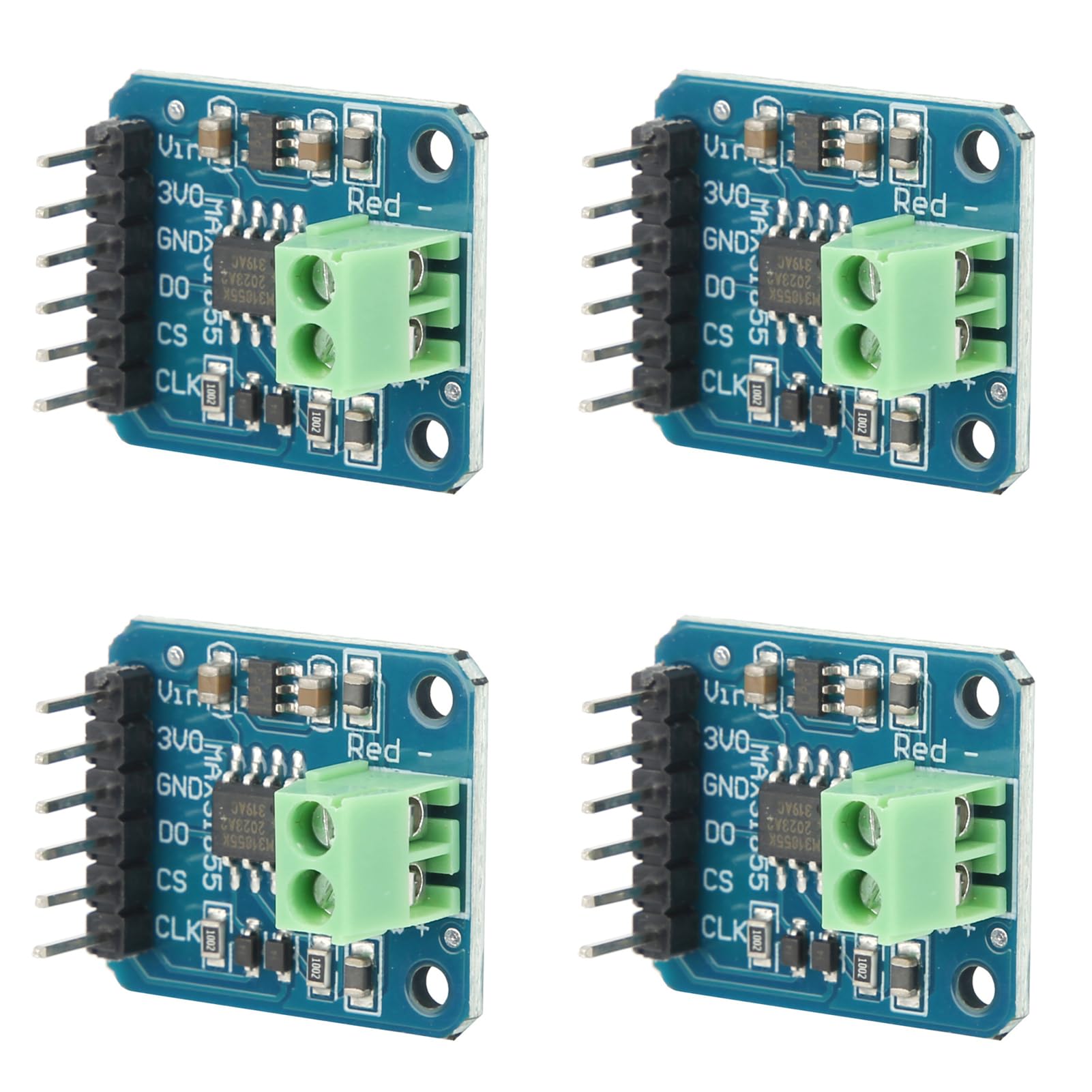 4PCS K Type Thermocouple Module SPI Port Industrial Supplies 14 bit Resolution K Type Thermocouple Module