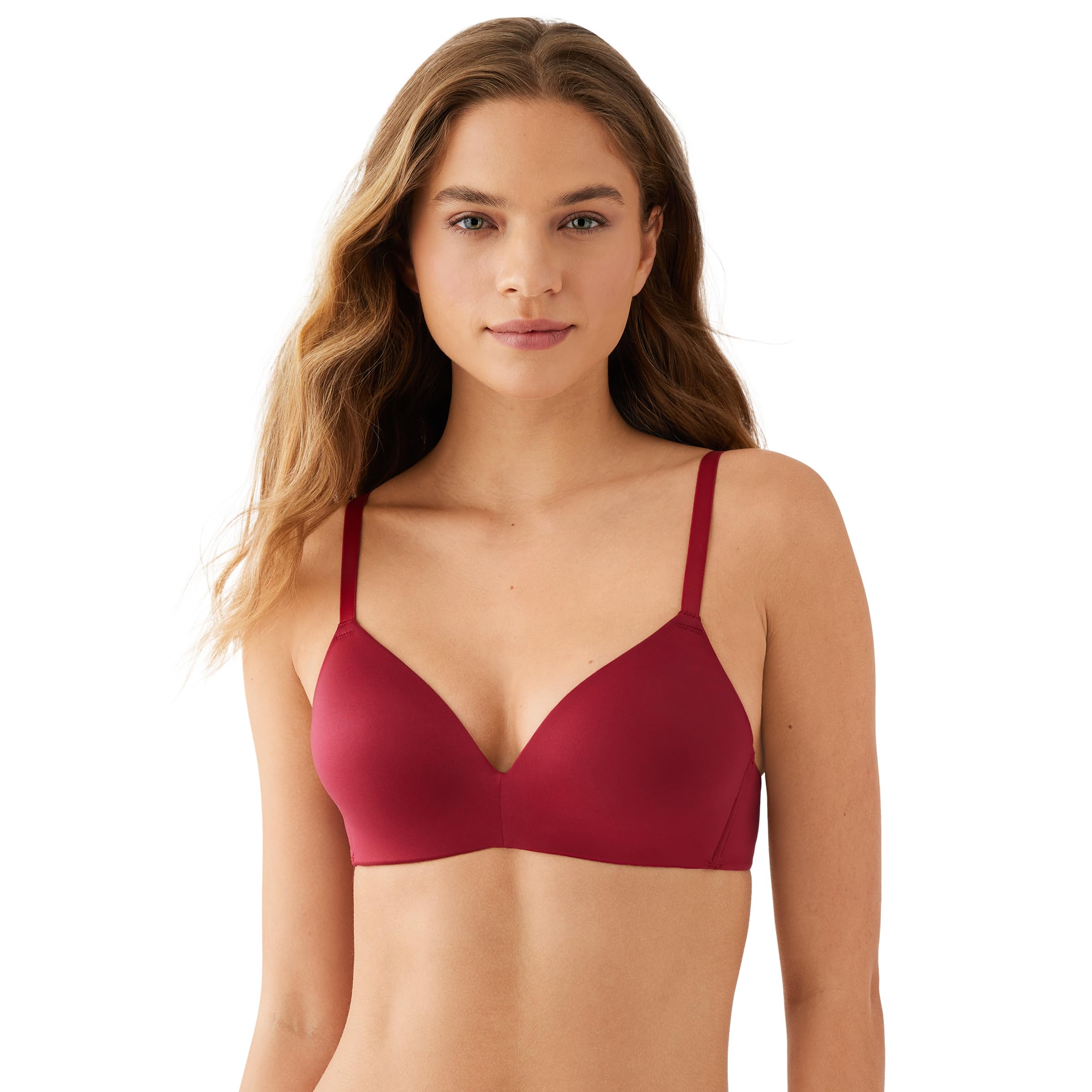b.tempt'd by Wacoal Women's Future Foundation Lightly Padded Wire Free T-Shirt Bra, 956281, Rhubarb, 30DD