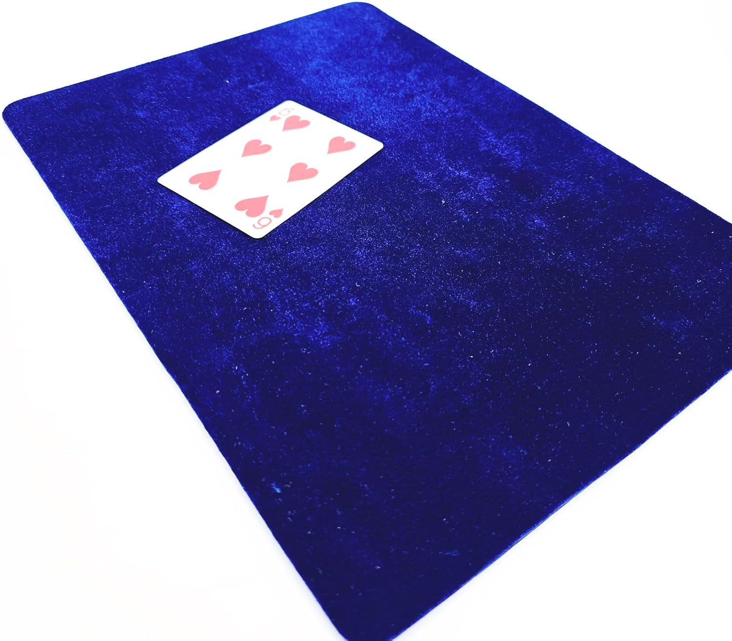 sumrica Blue Magic Mat 16.5 x 12.5 Inch - Velvet Magic Gathering Mat, Portable Playing Card Mat for Magicians and Enthusiasts