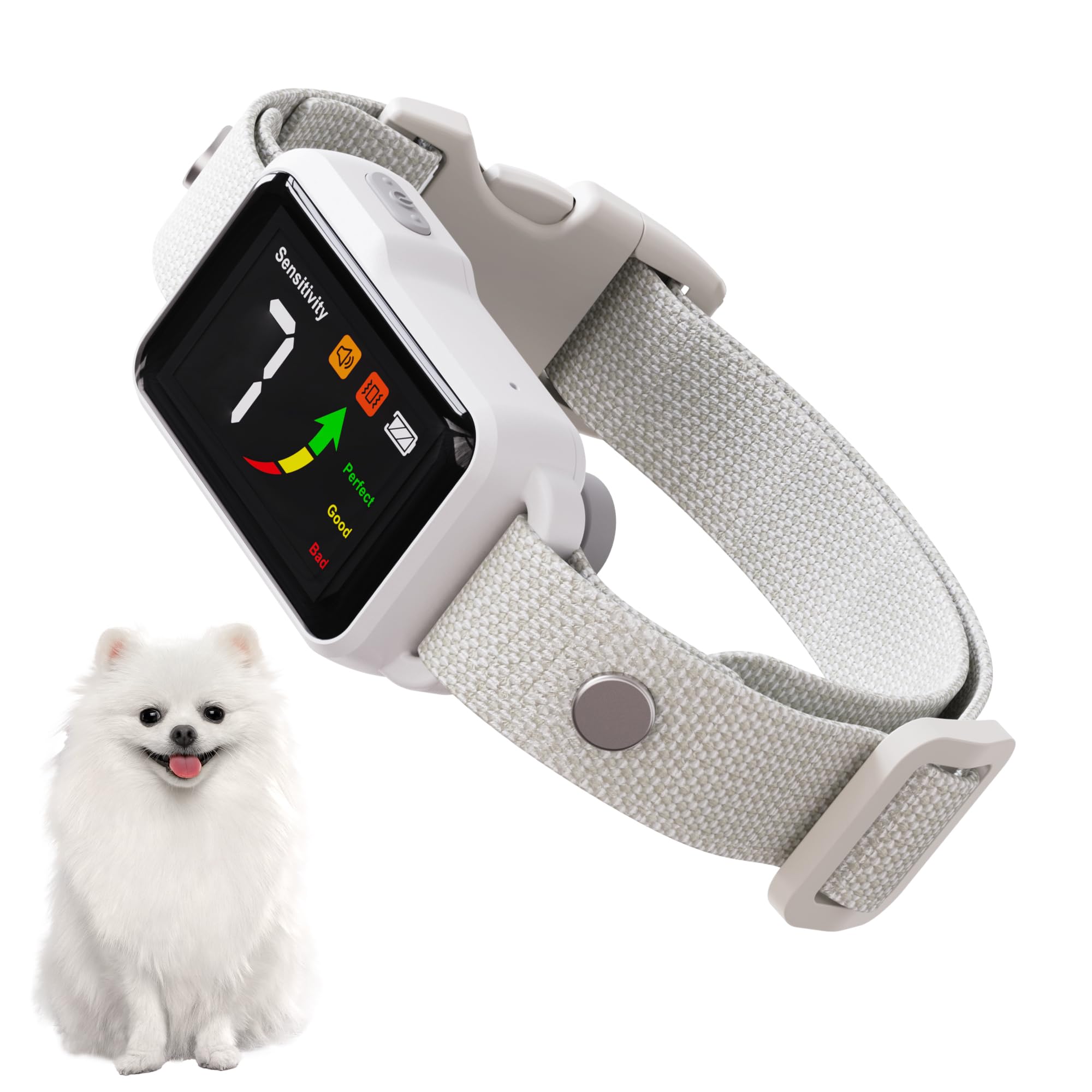 Collier anti-aboiement de chien pour stopper les cris de 4.5 à 54.4 kg avec son