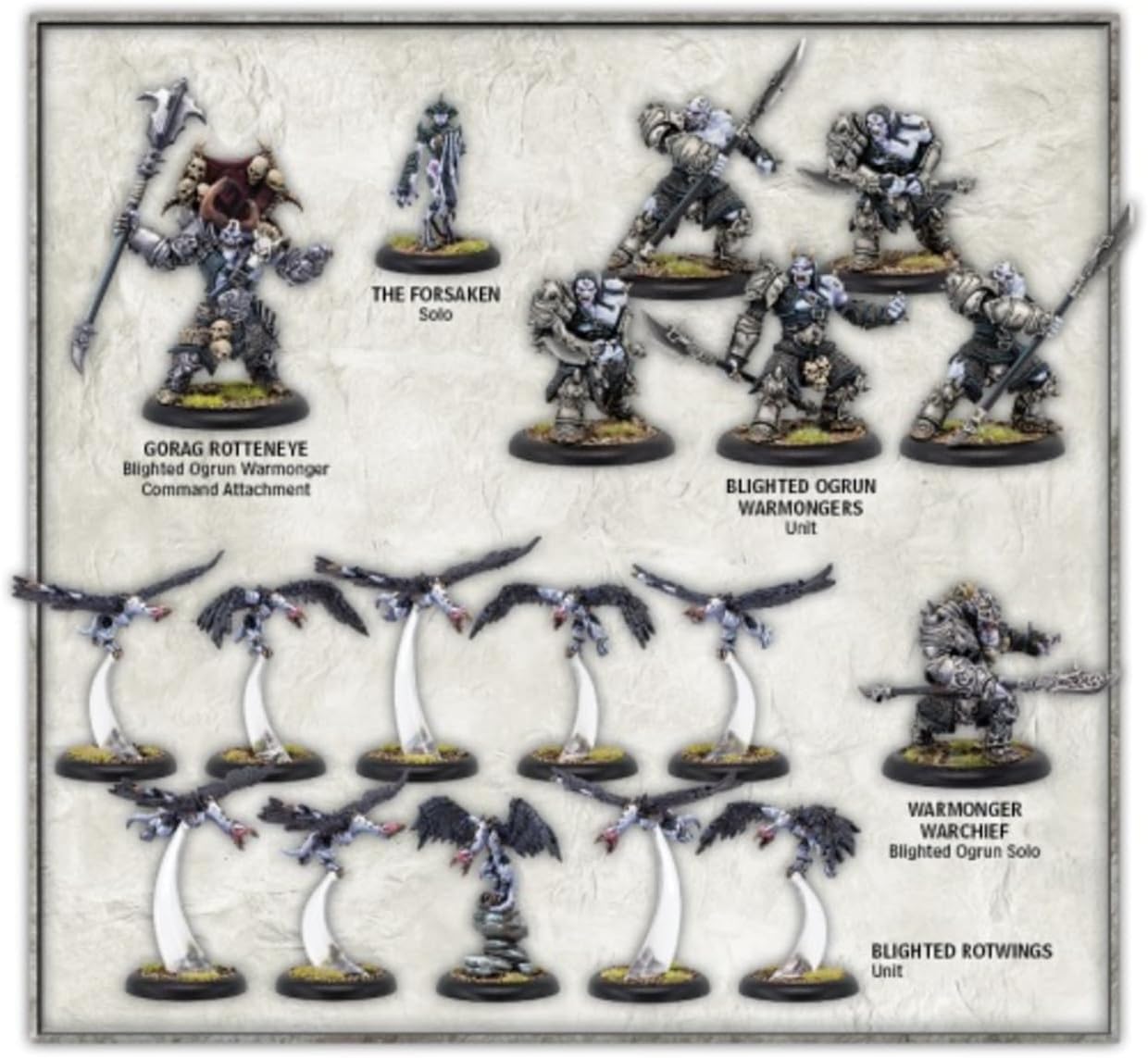 Privateer Press Hordes: Legion of Everblight: Blighted Ogrun Army Box