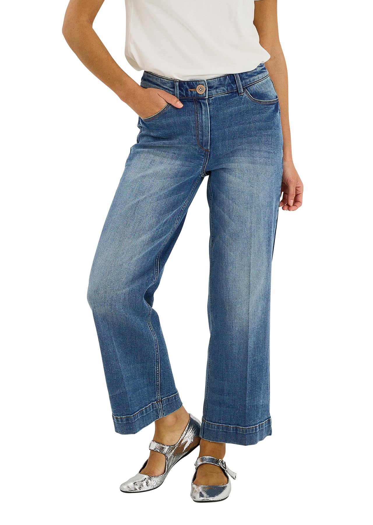 Grain de Malice Jean Flare Raccourci Kansas RF02 Femme