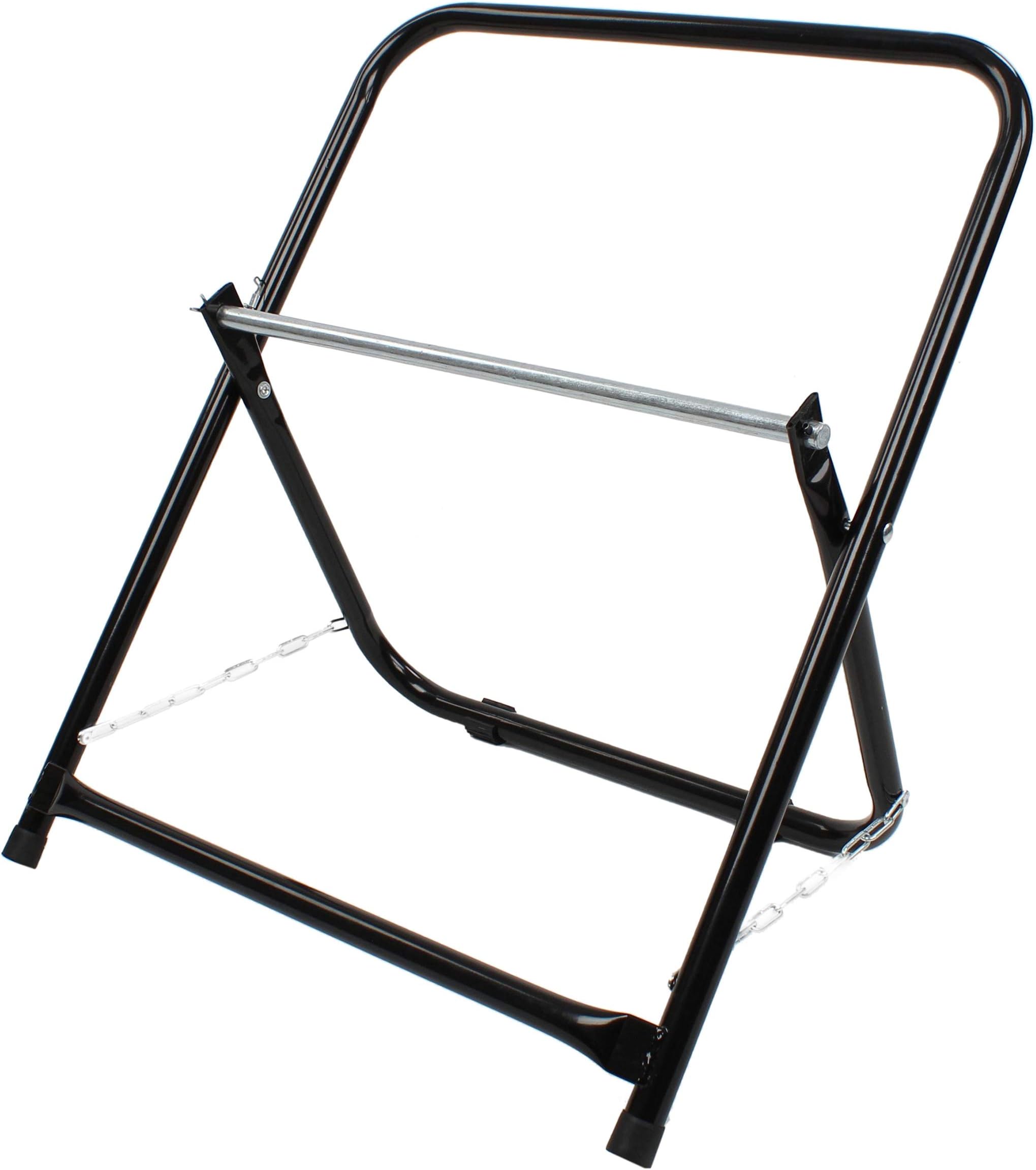 BISupply Wire Spool Rack Cable Caddy, Black - Wiring Spool Dispenser Bulk Cable Holder, Electrical Wires Dolly Spinner