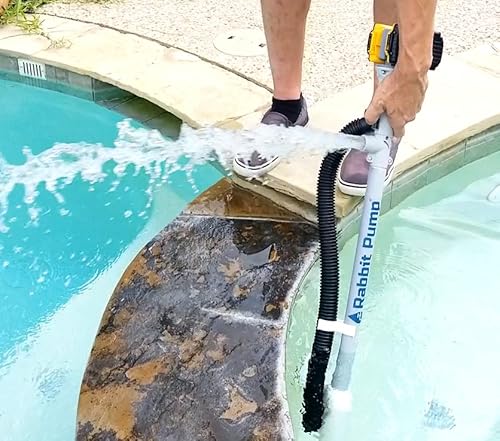 Super Water Transfer Pump 10 ft Length fits DeWalt 20Max Battery