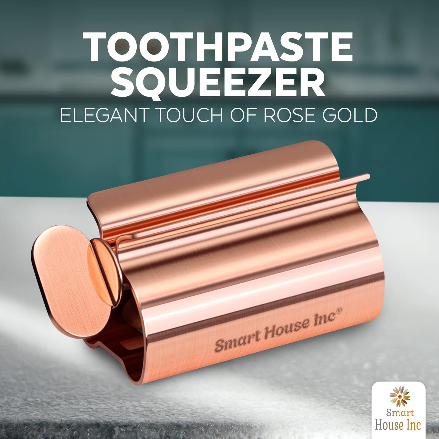 Toothpaste Squeezer Tube Roller Stainless Steel Tube Squeezer Rollers, Saves Toothpaste, Creams, Puts an end to Waste (Coral) : Health & Household