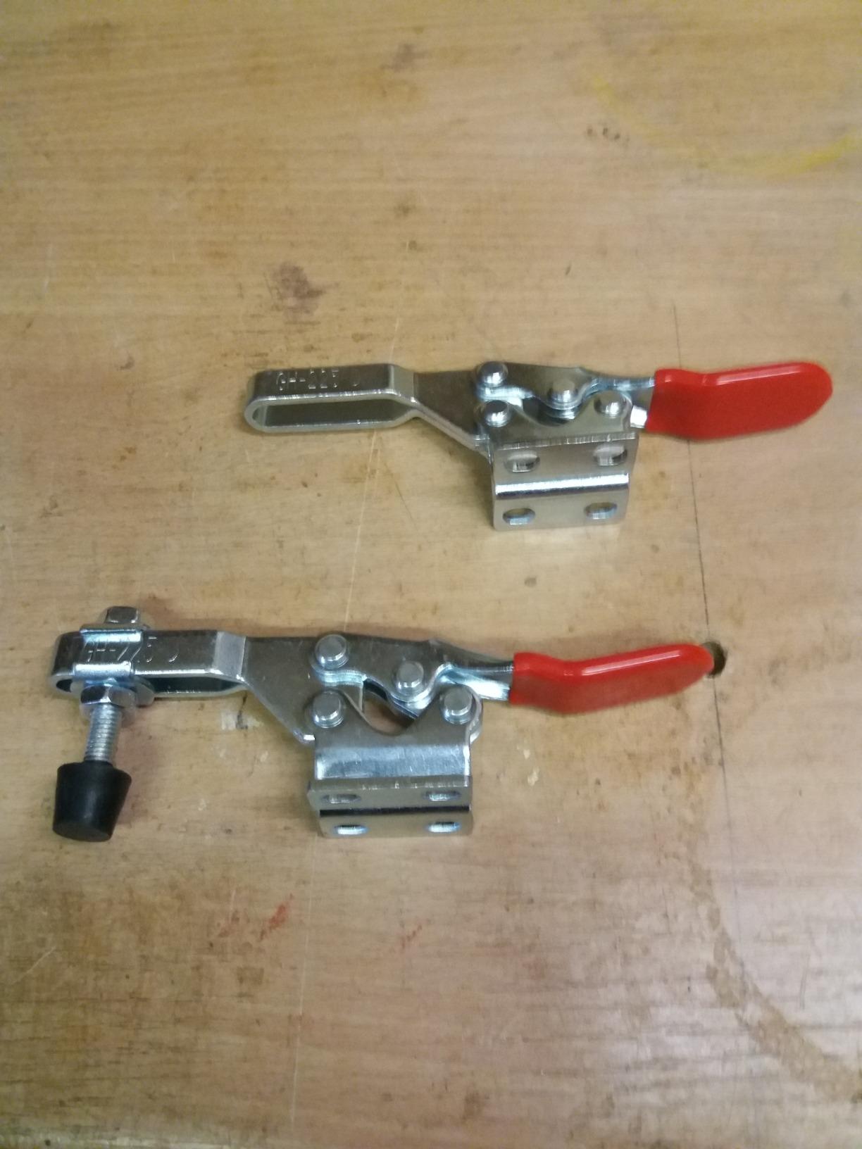 5 Stück Kniehebelspanner GH 225 D - Schnellspanner 227kg Haltekraft