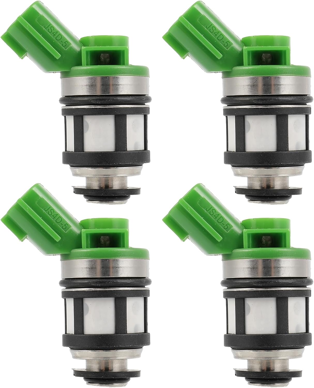 4Pcs Fuel Injectors ANGLEWIDE 842-18125 16600-1S700 Fuel Injectors Set fit for 1998-2004 for Nissan for Frontier,1996-1997 for Pickup,2000-2004 for Xterra, 1 Hole