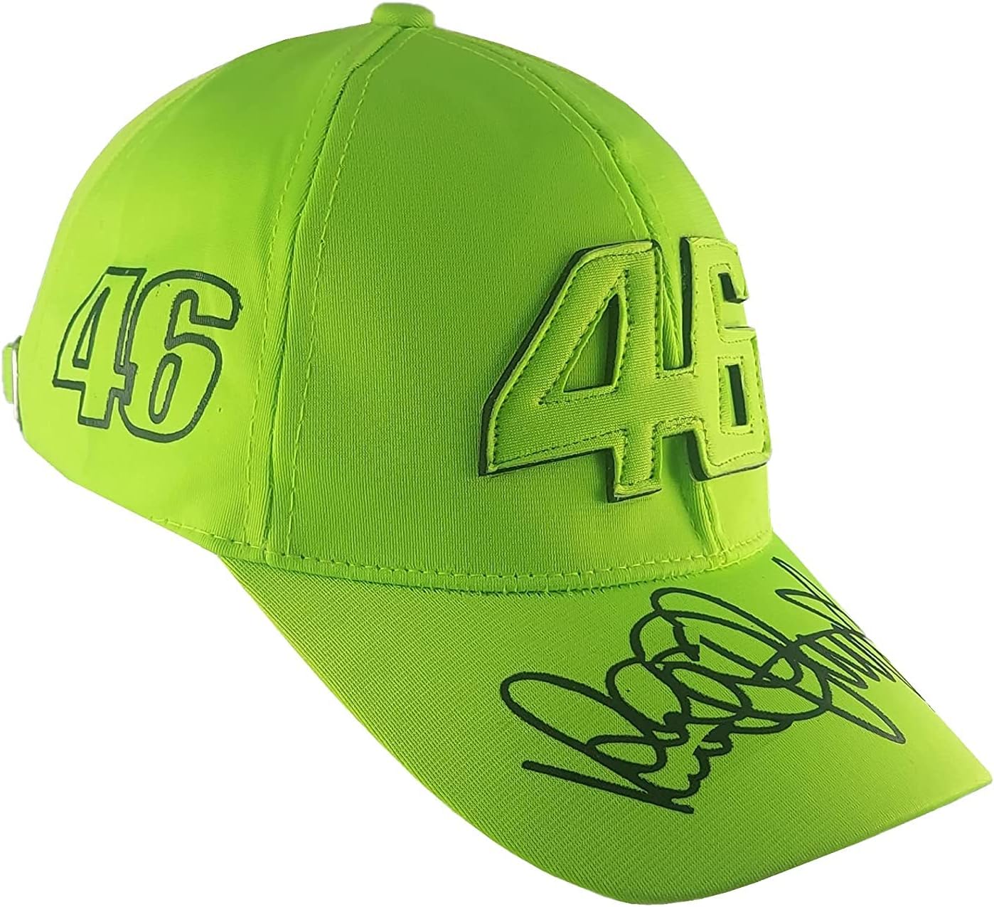 BTR800 Stylish Sports 46 Number Green Cap, Parrot Green, M