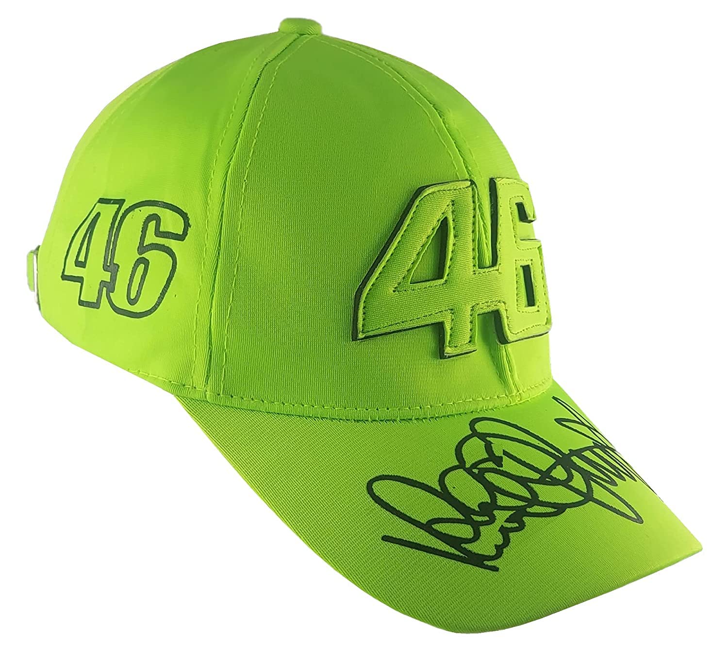 BTR800 Stylish Sports 46 Number Green Cap, Parrot Green, M