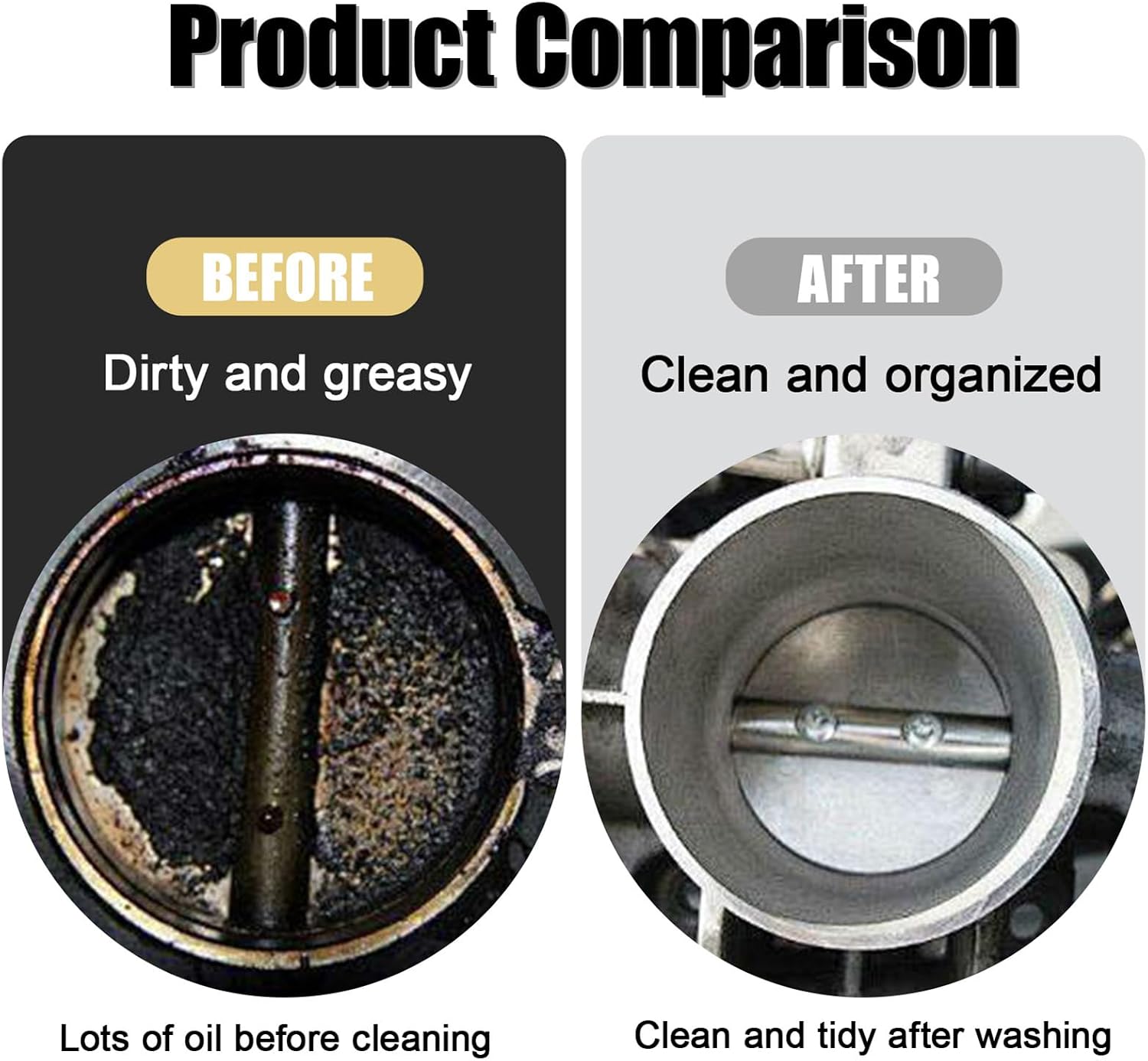8PCS Carburetor Cleaning Kit, Heavy Duty Throttle Body Cleaner Tools, with Stainless Steel Brass Brushes and Double Ended Picks, for Small Engine Motorcycle ATV, Throttle Body Cleaner Use