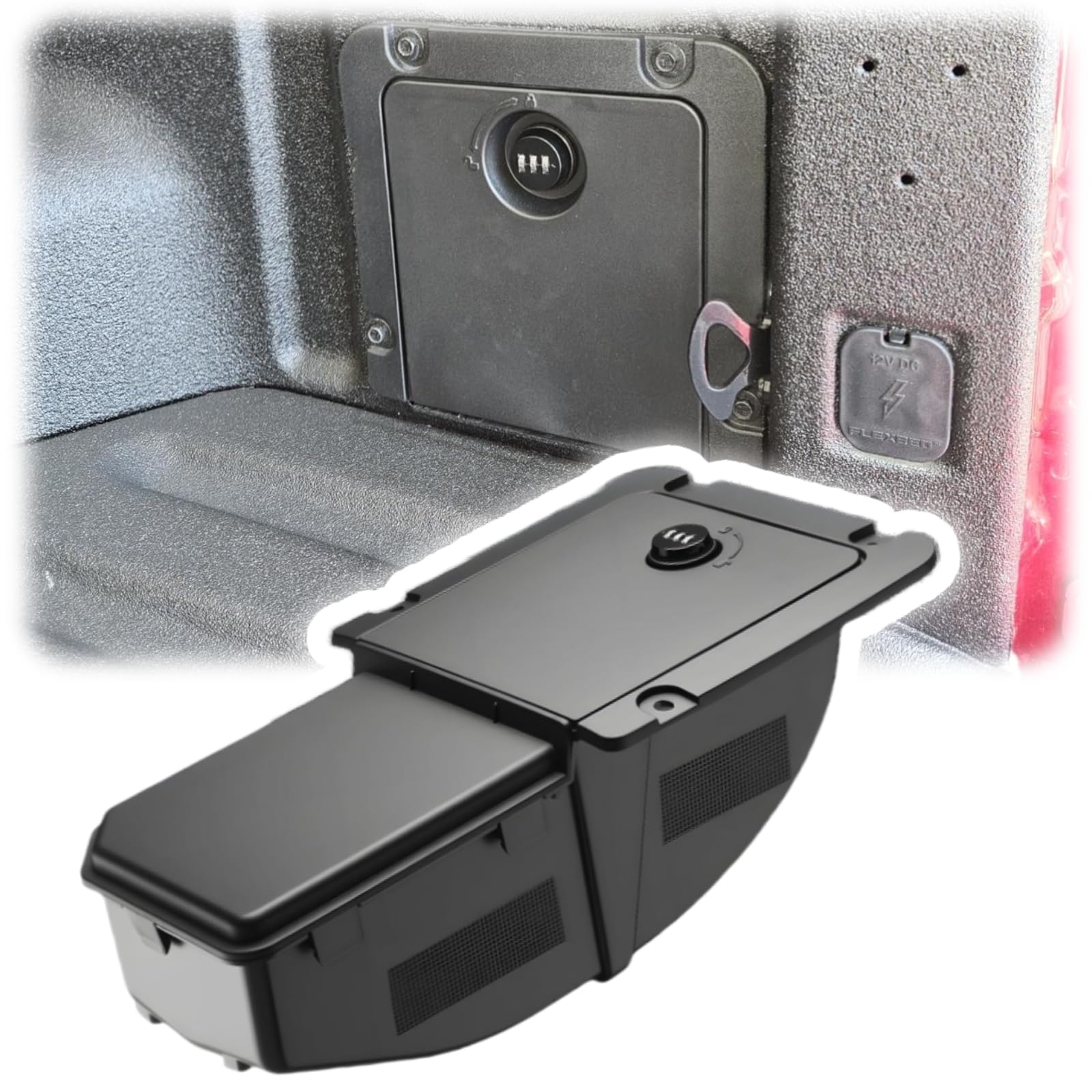 Amazon.com: ABAGAEL Truck Bed Storage Organizer with Lock, Cargo