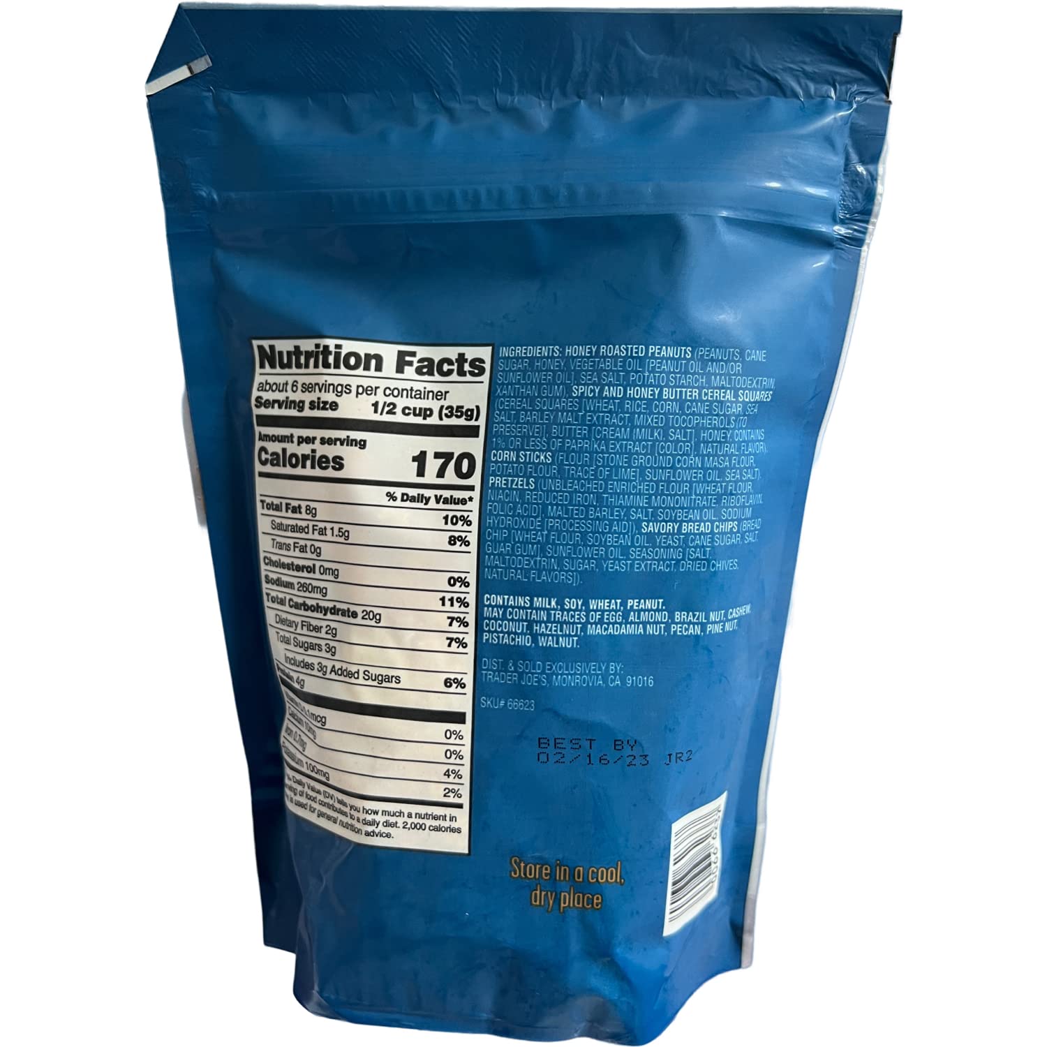 Trader Joe's Many Things Snack Mix (Pack of 3), 8 ounces, 24 Ounce