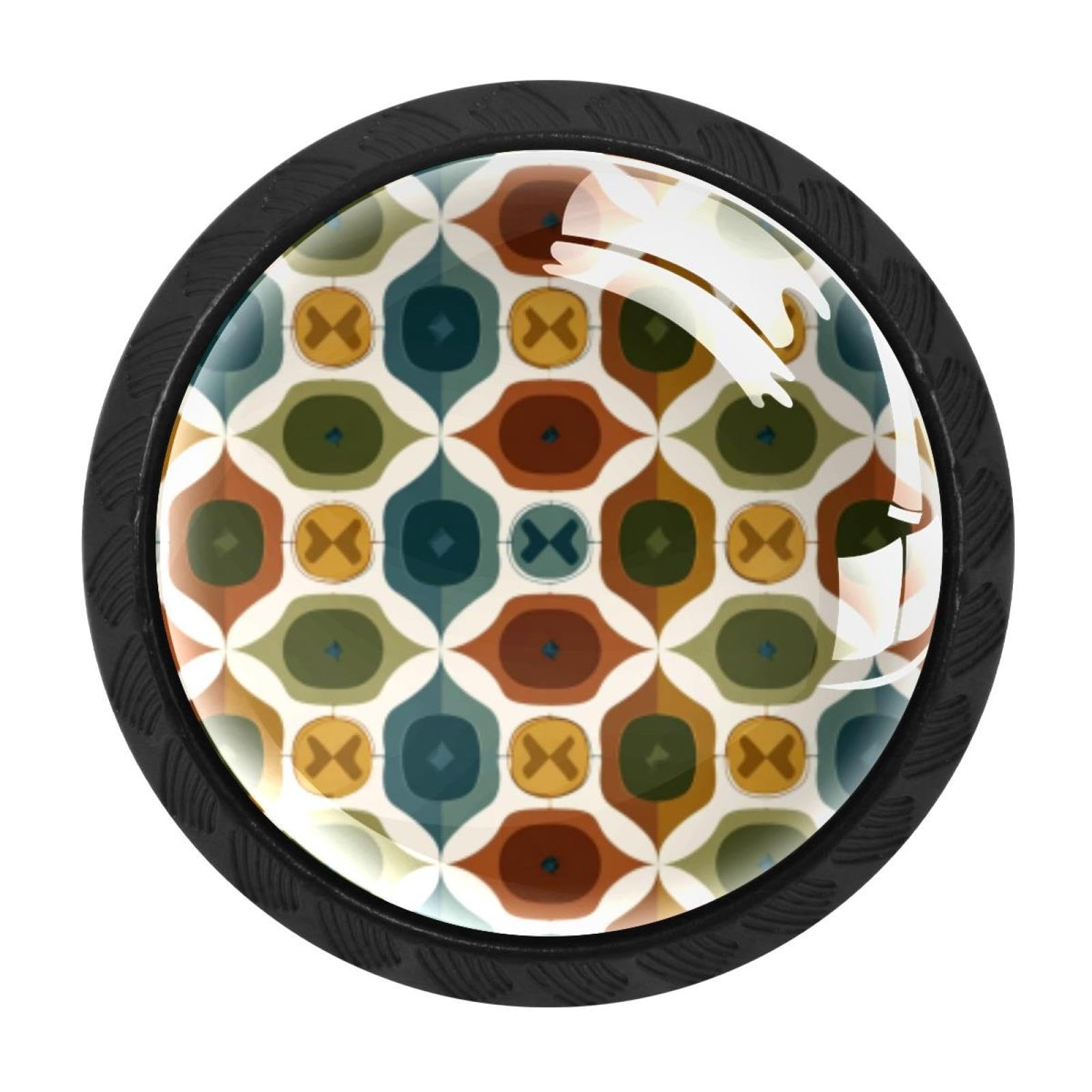 Boutons de tiroir en cristal de style vintage, boutons de meuble haut de gamme pour placard