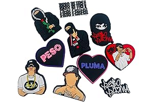 10 Pcs Peso Pluma Crocs Charms