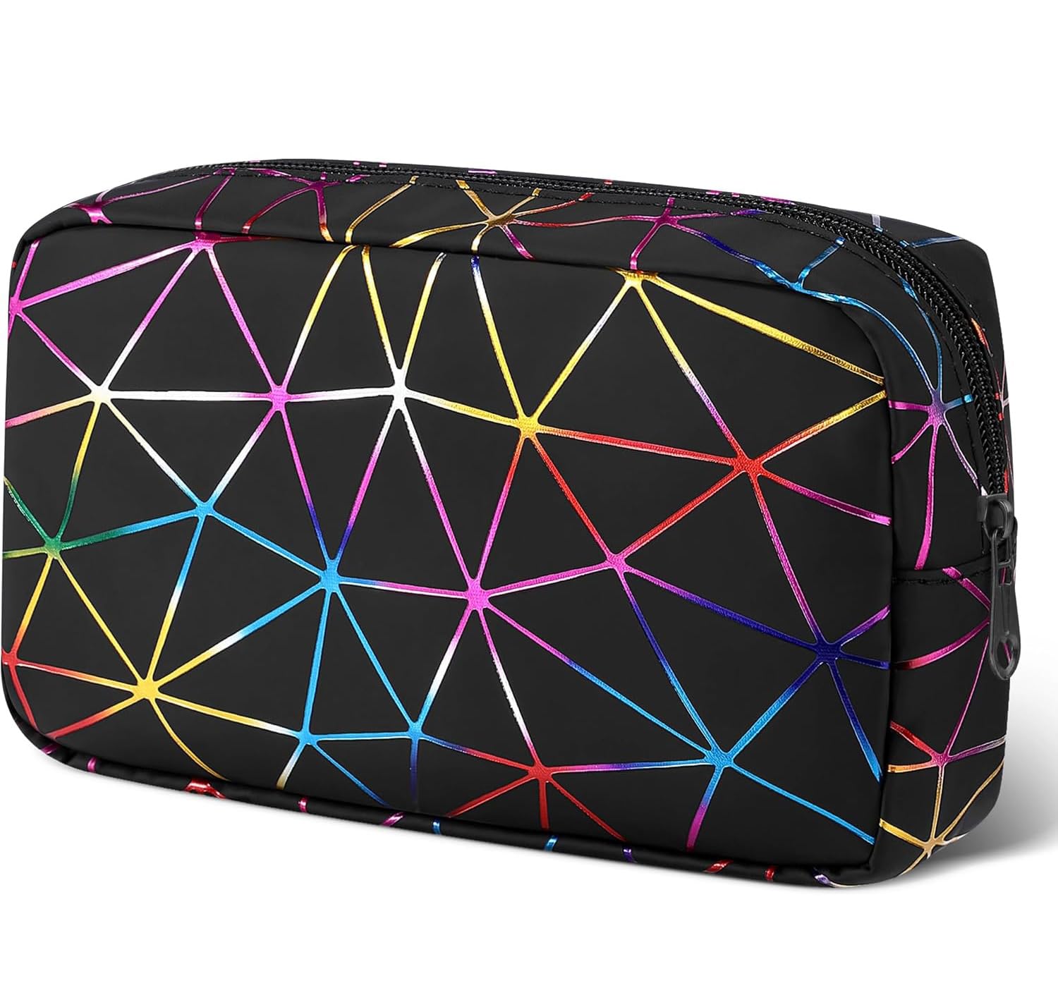 Likesing Period Bag Pouch, Leather Tampon Holder for Purse-Colorful Black