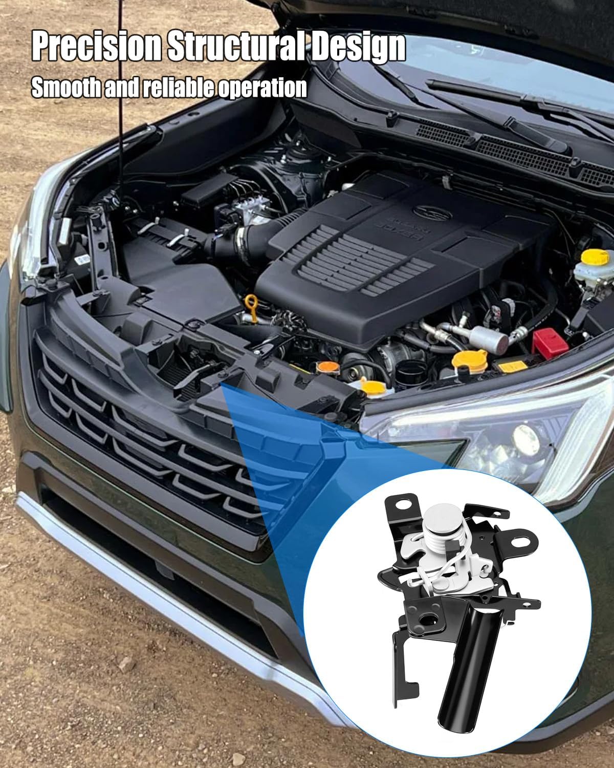 Front Hood Lock Latch Assembly Fit for Subaru Forester 2014 2015 2016 2017 2018 Replace 57310SG010