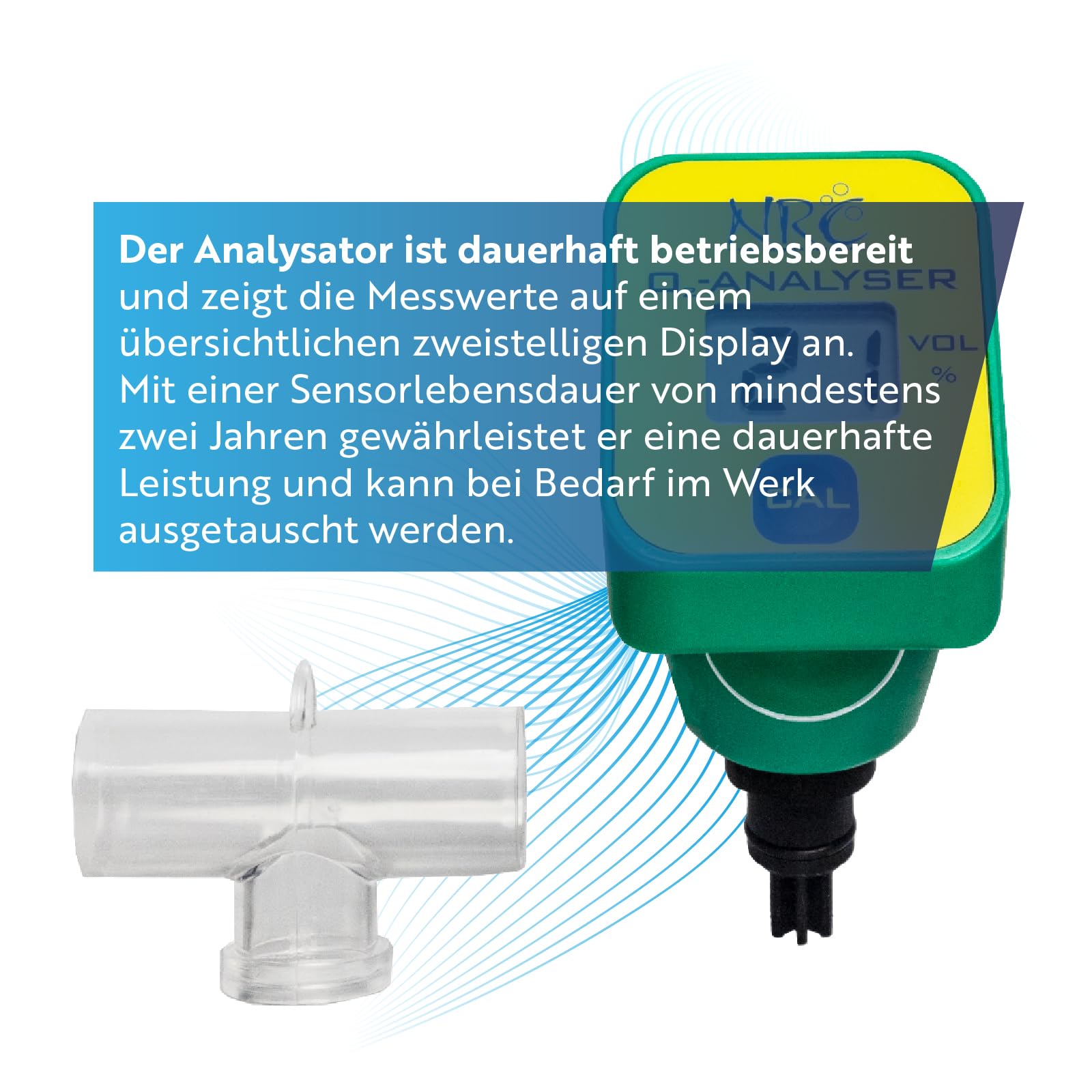 NRC PIC O2-Analyser - Tragbares Sauerstoffmessgerät für Tauchflaschen & Nitrox-Taucher - Präzise, kompakt & langlebig