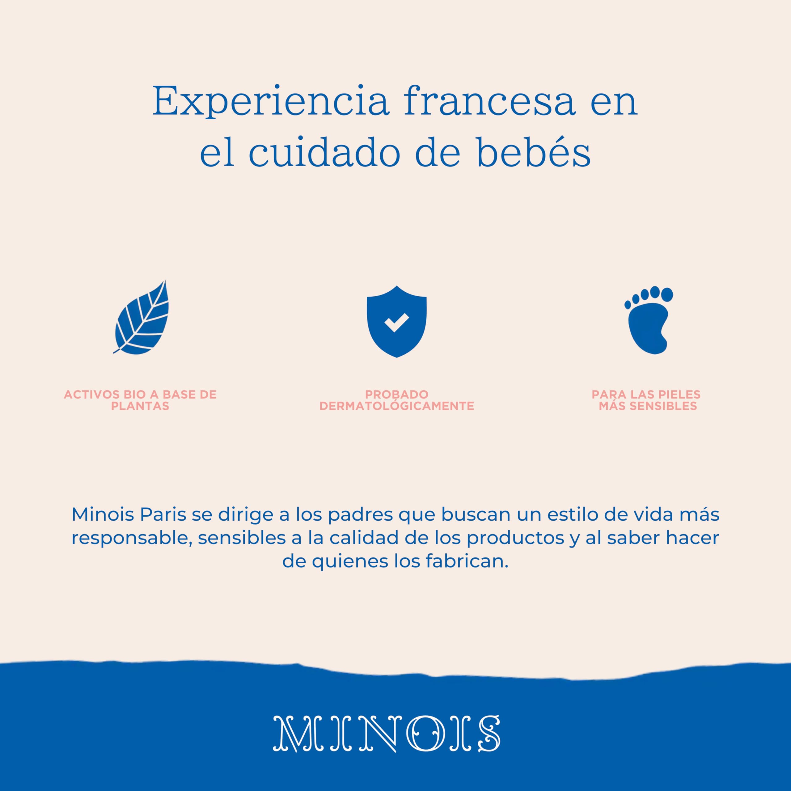 MINOIS PARIS – Spray Desenredante Niño Todo Tipo de Cabello Sin Aclarado – Largo, Grueso, Rizado - Hidrata y Fortalece - Desde los 3 Años - 98% Ingredientes Origen Natural – Made in France - 300ML