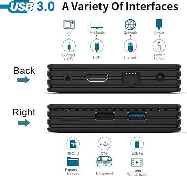 Android 11.0 TV Box, Android Box 4GB RAM 128GB ROMRK3318 Quad Core Smart Android TV Box 64 Bit, 24gb+32gb with Bluetooth 5.0