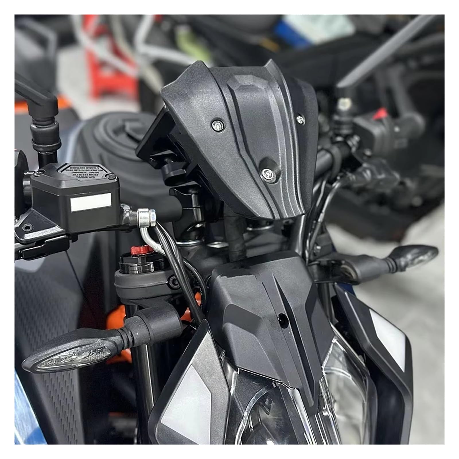 Per 390 Per Per 390Duke Per 390 Per Per 2024 Accessori Per Moto Parabrezza Parabrezza Deflettore Anteriore Protezione Antivento Nero Deflettore Parabrezza Moto