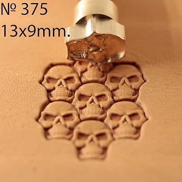 Skull Stamp Tool Leather Stamps Crafting Crafts Brass Stamping Punching Tools