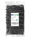 HS Durable Plastic Zip Ties 4 Inch (Bulk-1000 Pack) Small Tie Wraps Thin 18 Lbs Self-Locking Nylon Cable Ties for Electronics Organizer, Wire Zip Ties UV Rated Black