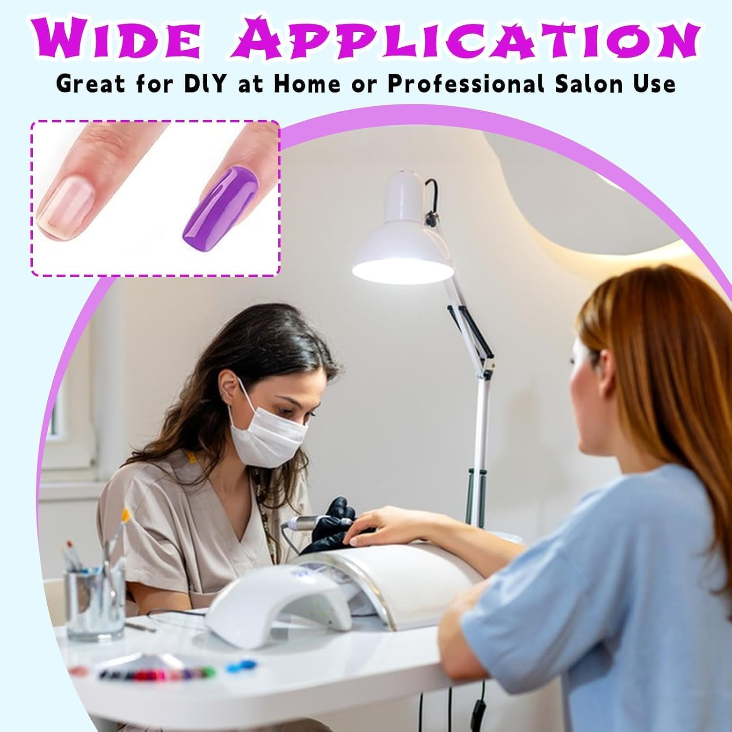 50PCS Silk Nail Wrap & Fiberglass Sheets - Pre-Cut Strengthening Silk for Broken Nail Repair - Ultra-Thin Fiber Wrap for Cracked Nails - Natural Extension Reinforcement for Strengthening Weak Nails