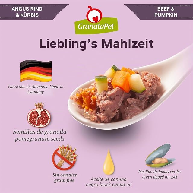 Foto 5 de 7 de GranataPet Liebling's Mahlzeit Angus Rind & Pumpbis