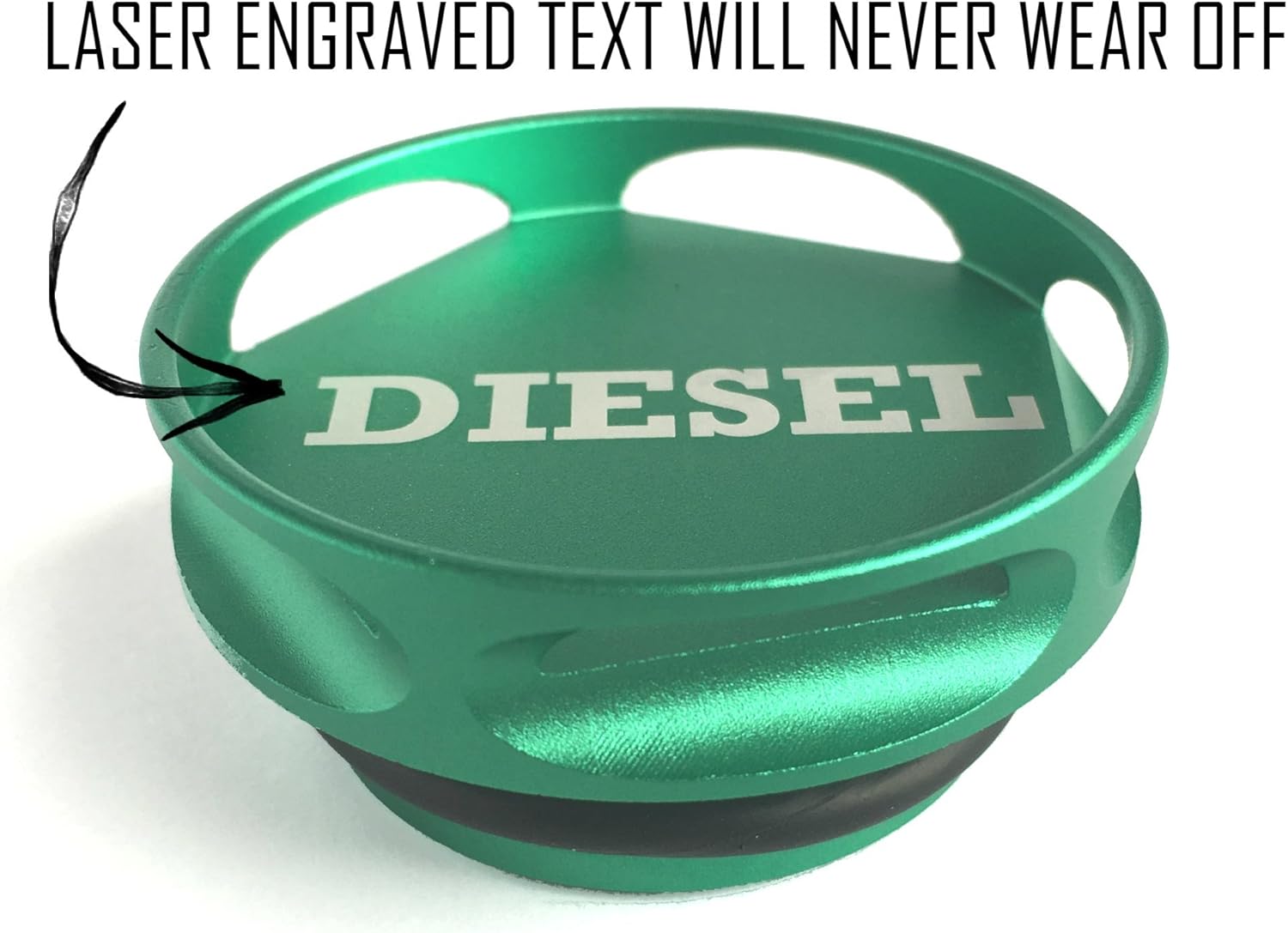 COMBO PACK Magnetic Diesel Fuel Cap + DEF Cap Accessory for Dodge RAM TRUCK 1500 2500 3500 (2013-2018) with 6.7 CUMMINS EcoDiesel (Easy Grip)