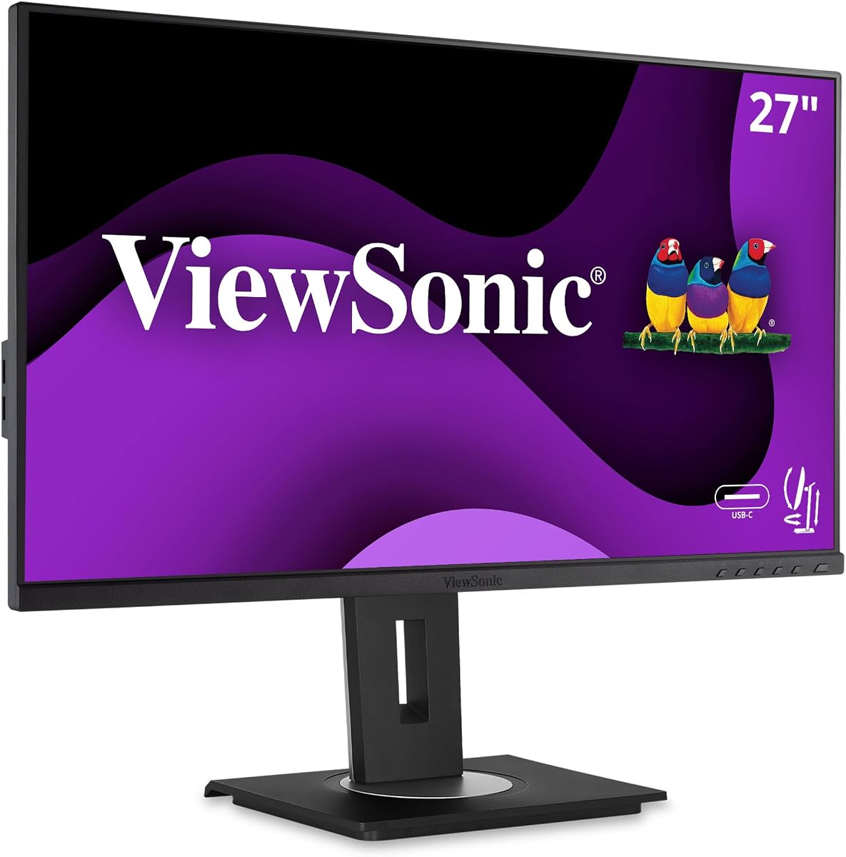 VG275 27 Inch 1080p Monitor Designed for Surface, IPS Display for Smooth Home and Office Productivity, Advanced Ergonomics, 60W USB-C, HDMI, and DisplayPort Inputs