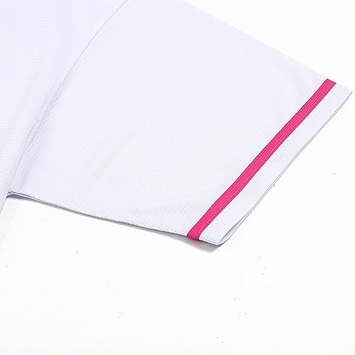 Miniatura 5 de Pullonsy Camiseta de béisbol en blanco para hombres y mujeres, camisas de manga corta con botones completos, hip hop, hipster, uniformes deportivos