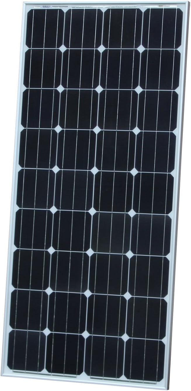 Photonic Universe 160W Monocrystalline Solar Panel for Motorhome, Caravan, Campervan, RV, Boat, Yacht, or Off-Grid/Backup Solar Power Systems