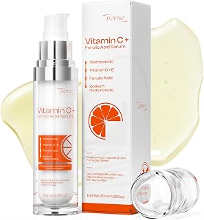 Vitamin C Face Serum: Skin Tone and Wrinkle Reduction - Nighttime Routine for Radiant Complexion in Fashion Women