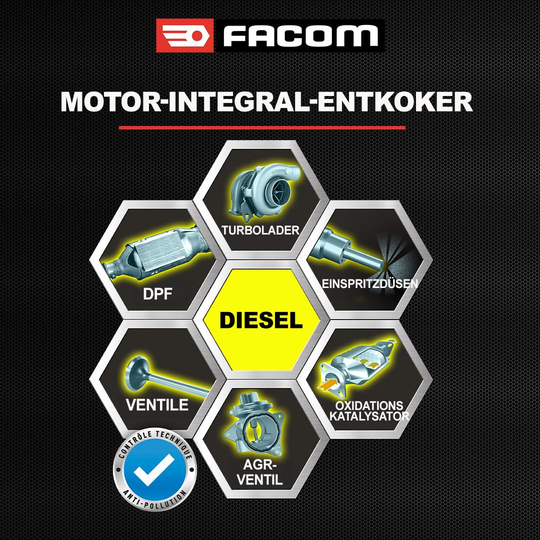 FACOM Diesel Additiv Systemreiniger – DPF & Injektoren Reiniger, 1L
