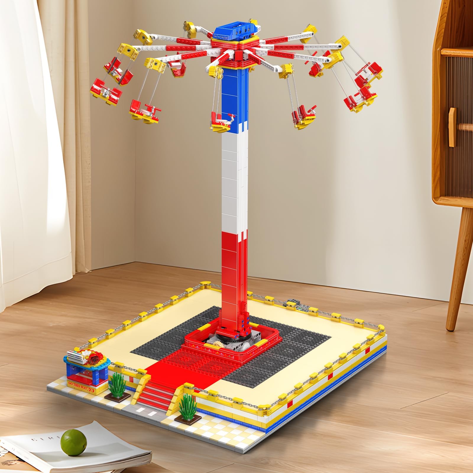 Amazon.com: Mould King 11016 Fantasy Amusement Park Series ?Swing
