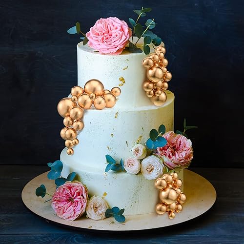 Miniatura 111 de 108 bolas para decoración de tartas, decoración de cupcakes, globos de espuma para hornear pasteles, boda, aniversario, decoración de cumpleaños