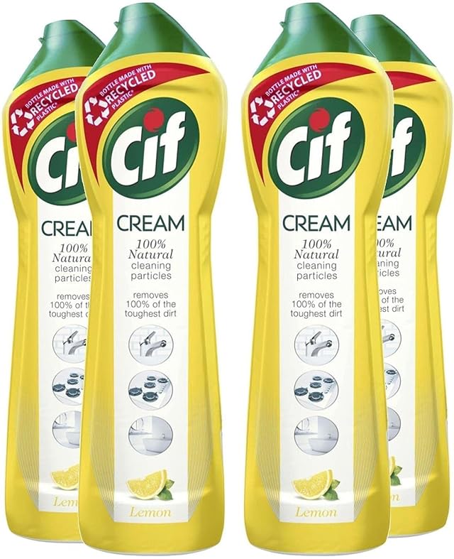 Cif Cream Lemon 500 Ml pack Of 4