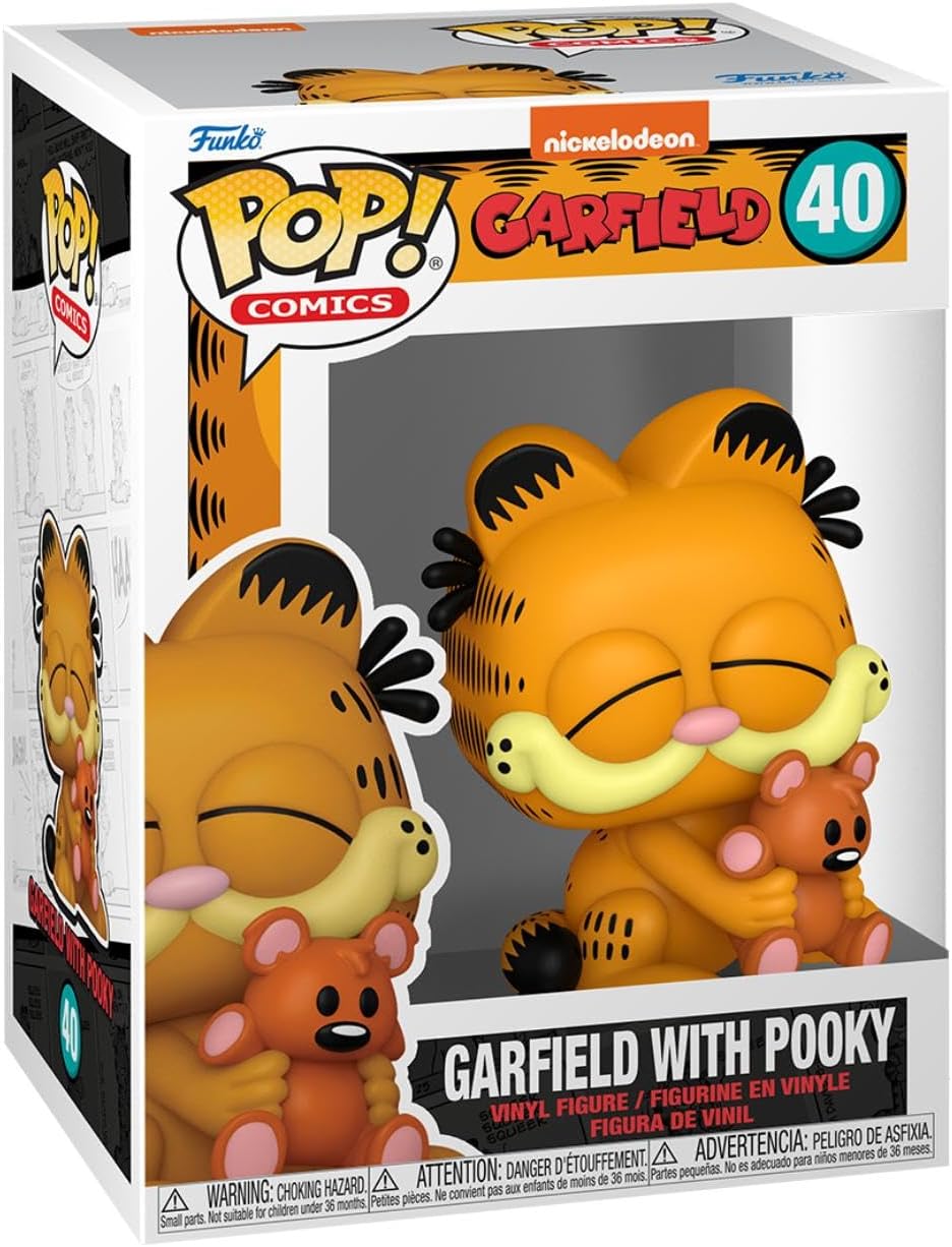 POP! Comics: Garfield– Garfield with Pooky - Collectable Vinyl Figure - Gift Idea - Official Merchandise - for Kids & Adults - Cartoons Fans - Model Figure for Collectors and Display