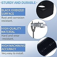 Vista 4 de Kit de grillete de eje de remolque iBroPrat, kit de eje de remolque tándem para ballesta de hoja de doble ojo de 3,500 lbs a 7,200 lbs