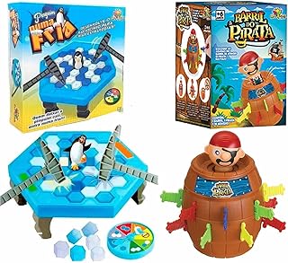 jogo Pula pirata barril pirata 16 espadas e quebra gelo