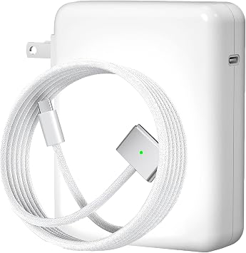 140W MacBook Pro Charger for MacBook Pro 16 14 inch MacBook Air 15 13 inch 2025 2024 2023 2022 2021 M1M4 Type-C Fast Laptop Charger Power Adapter 6.6FT Type C to Magnetic 3 Cable LED