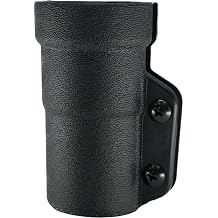 Zero9 Holster - Model 4025 Flashlight Case, Bezel Down 2, Fits 1.25" Bezel Light Black, Molle Lok